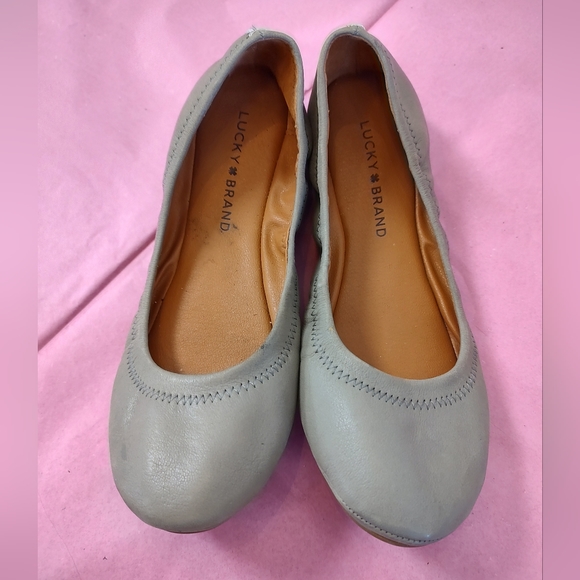 Lucky Brand Shoes - Lucky Brand Emmie Ballet Flat Seagrass Size 7